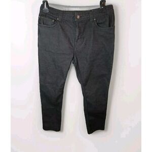 prAna Bridger Jeans Slim Fit Black Denim Pants Men's 34X32